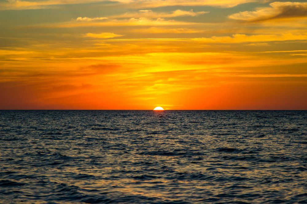 Закат в Оленевке