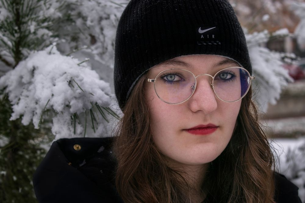 Portrait snow