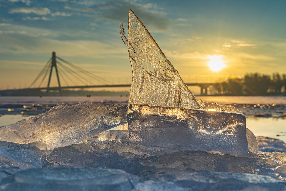 Sunny winter morning