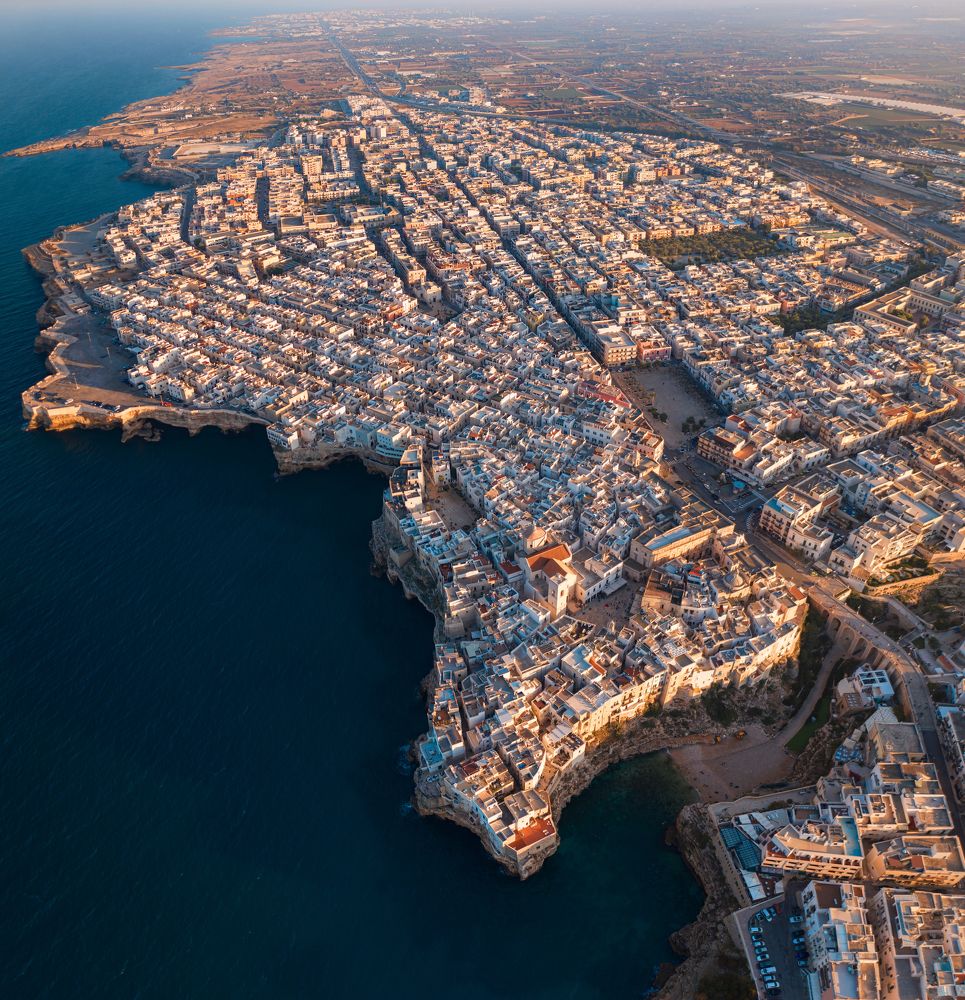 Polignano at sunset
