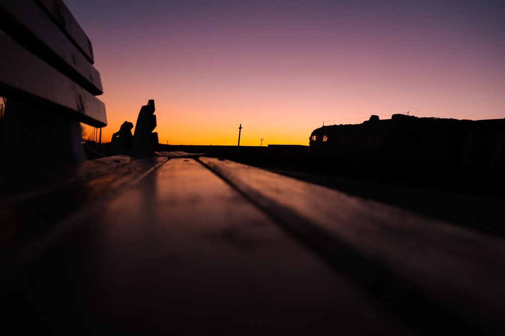 Пламенный закат