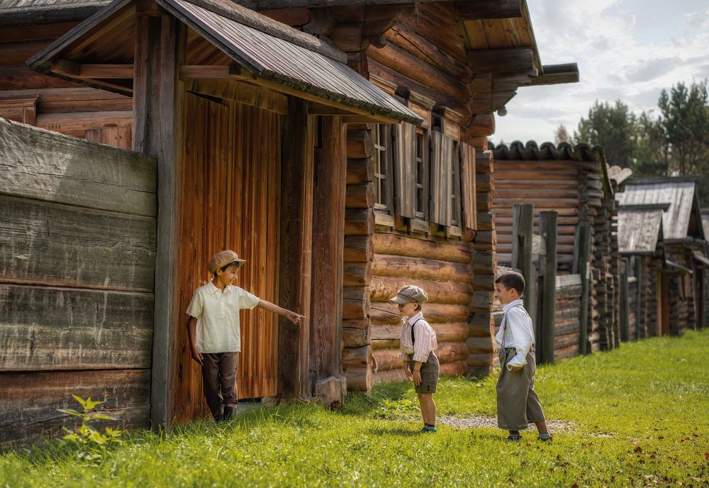 Деревенские мальчишки