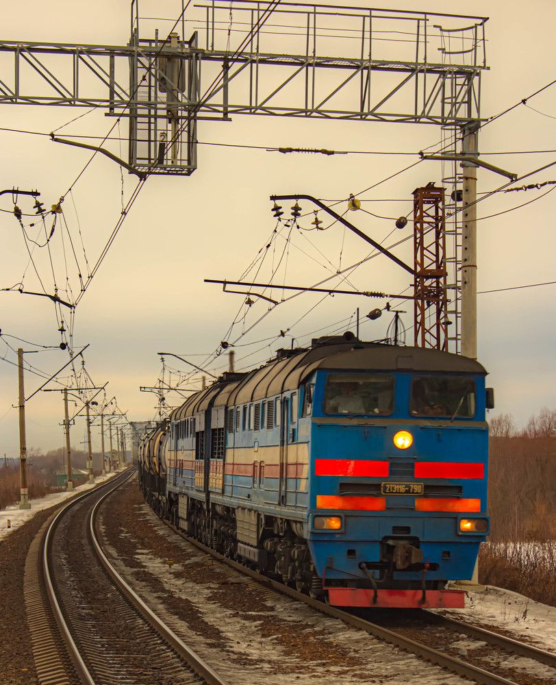 Товарный поезд