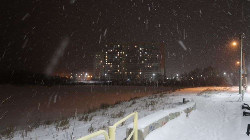 Снежный вечер