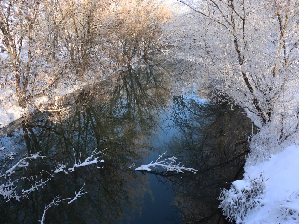 Зимняя река