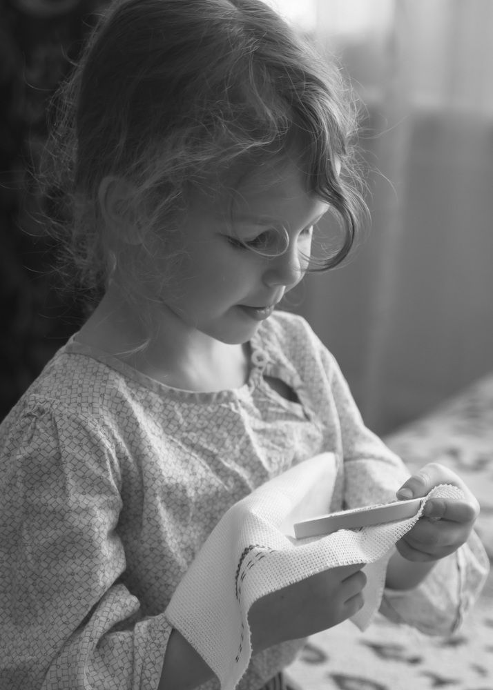 маленькая рукодельница