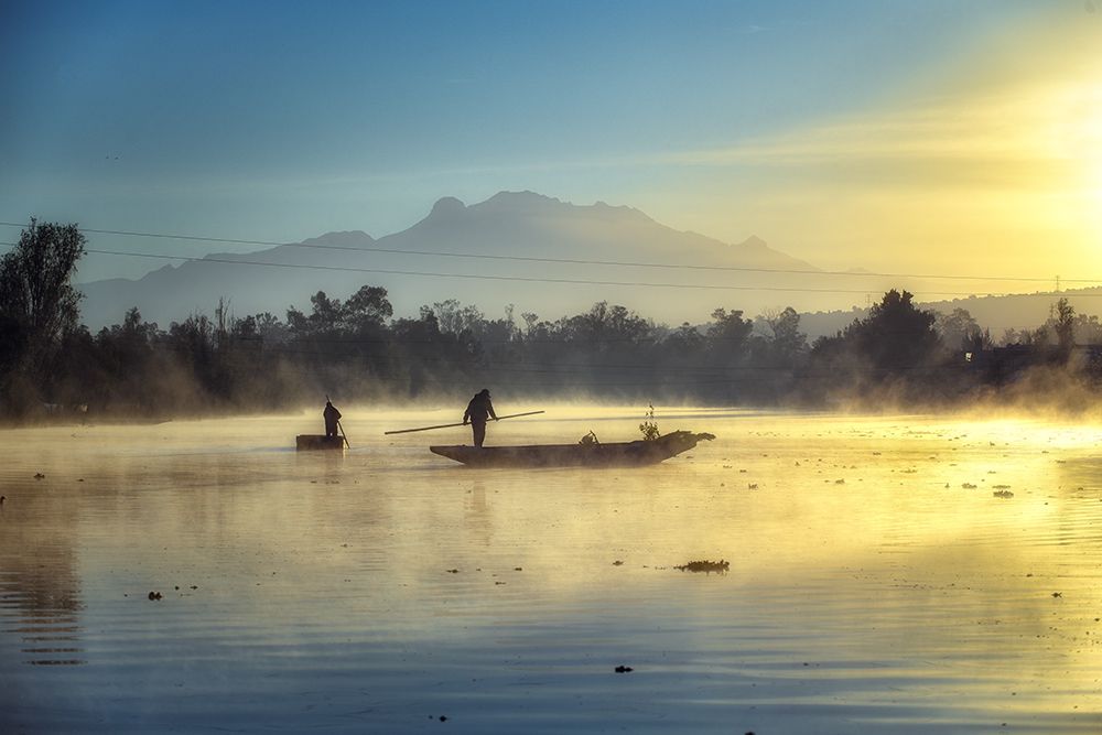 Sunrise in Xochimilco