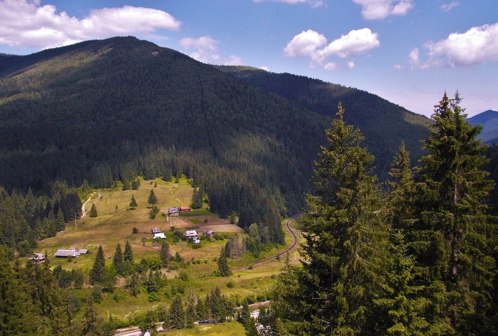 Украинские  Карпаты.