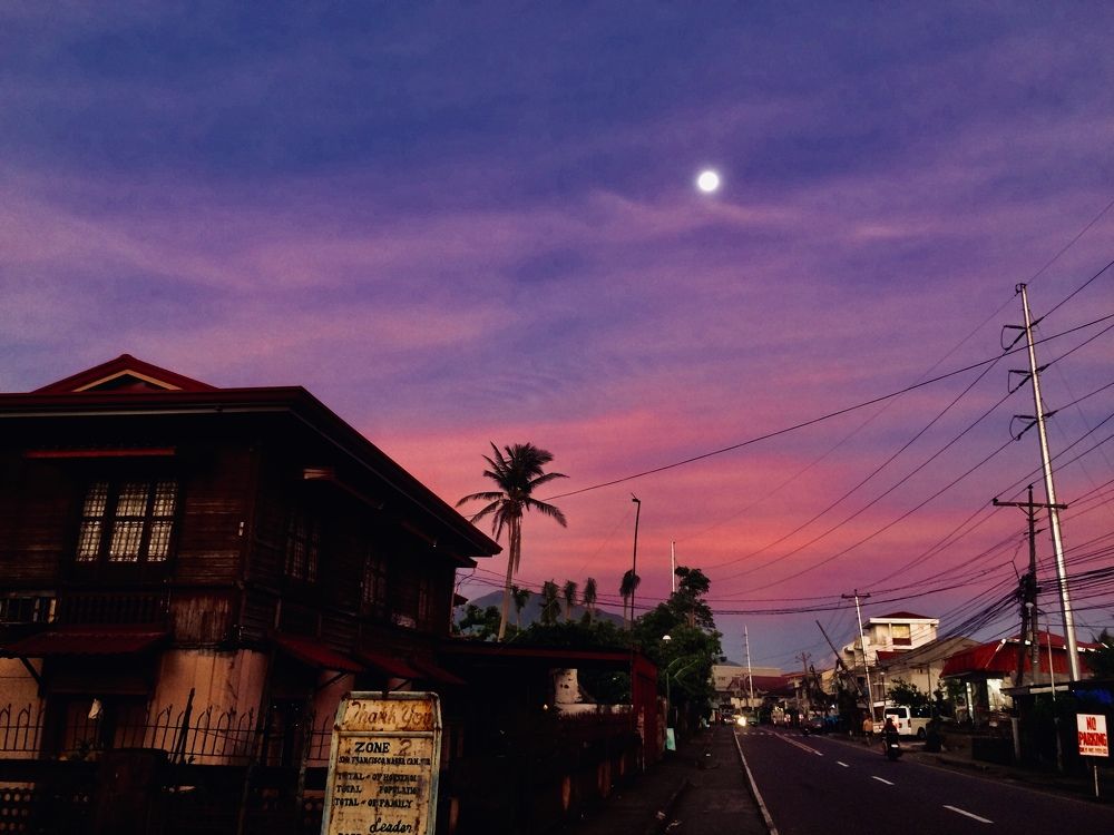 Moonlight Shines on Sunset