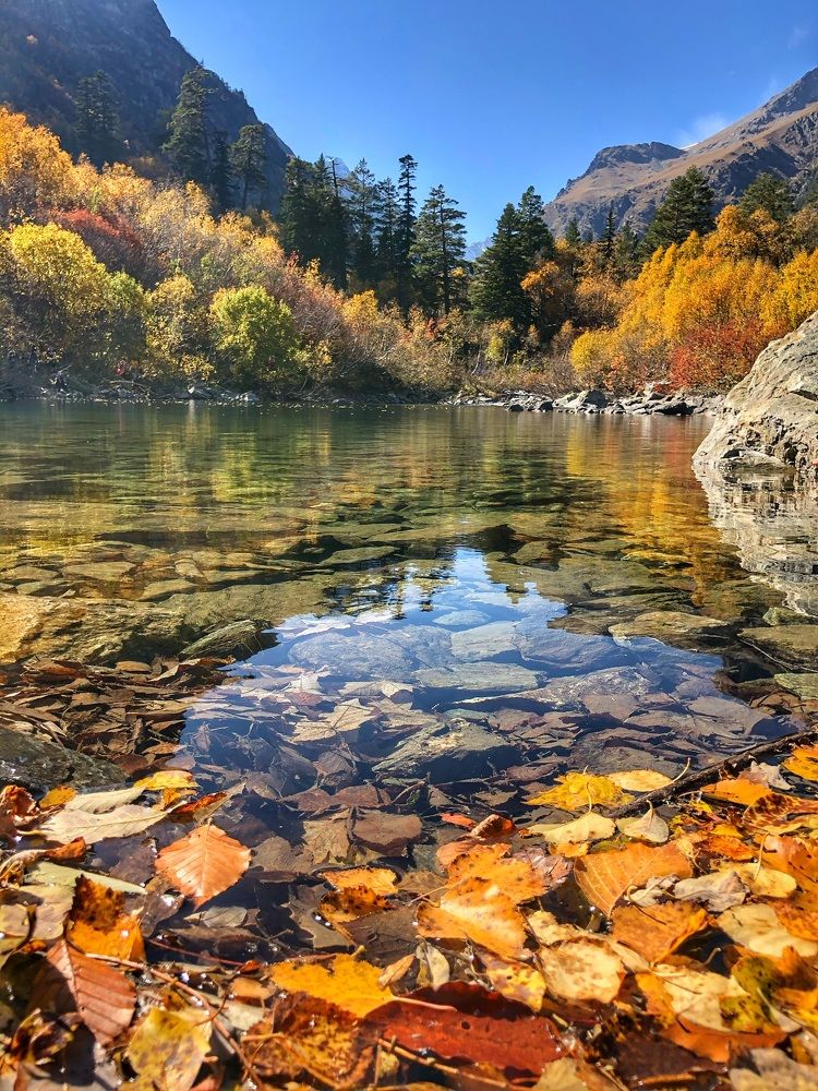 Золотая осень на Бадукских озёрах.