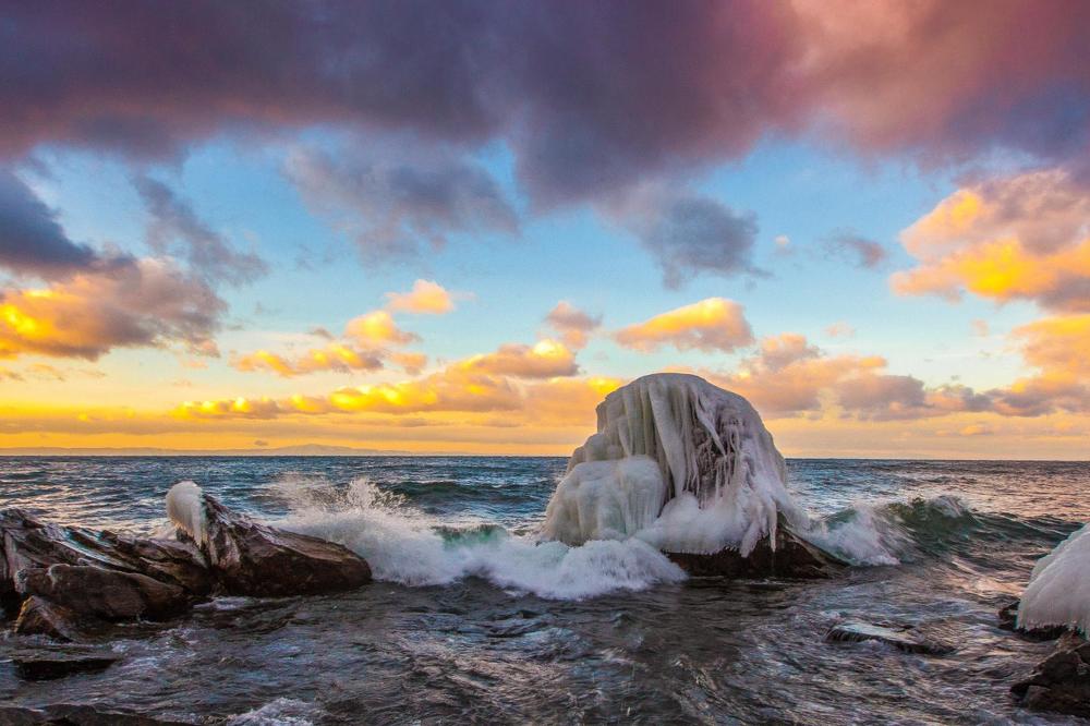 Мандариновые облака.