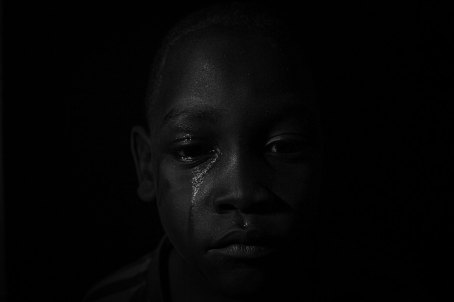 Behind the tears