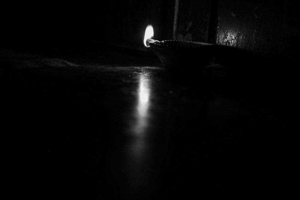 Diwali candle