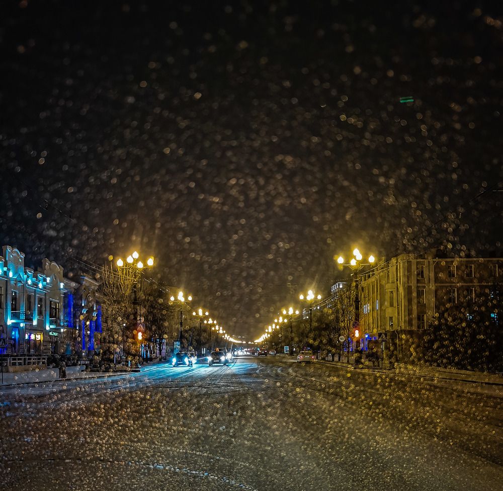 Зима в городе Ха