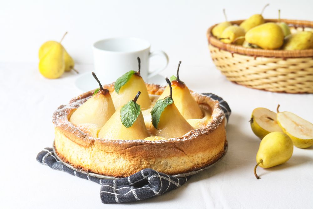 Грушевый чизкейк