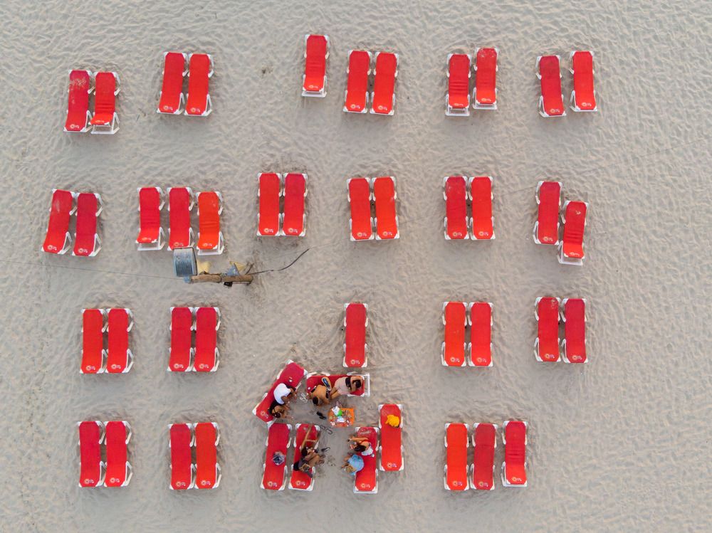 Red Deckchairs