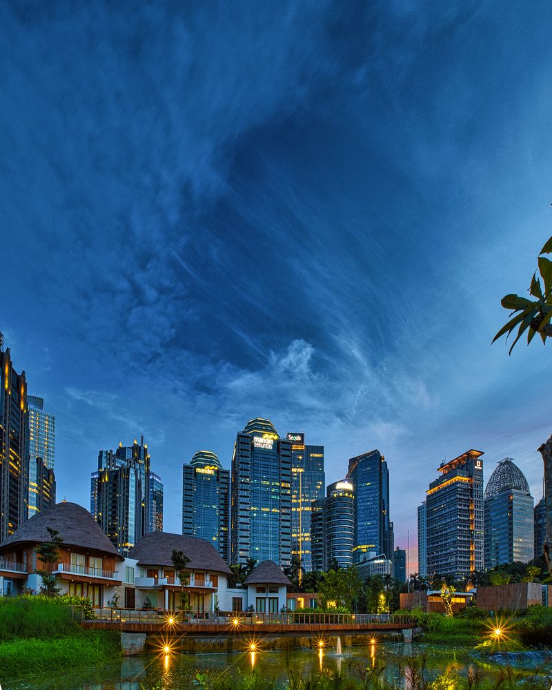 Extreme cloud above Jakarta