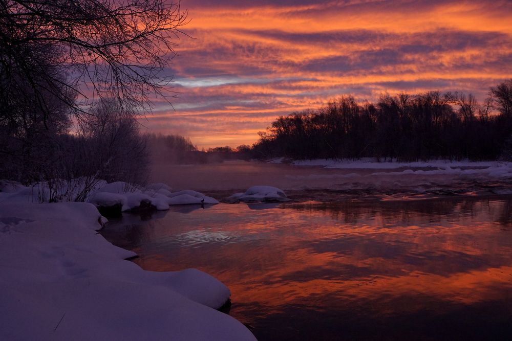 Малиновый рассвет.