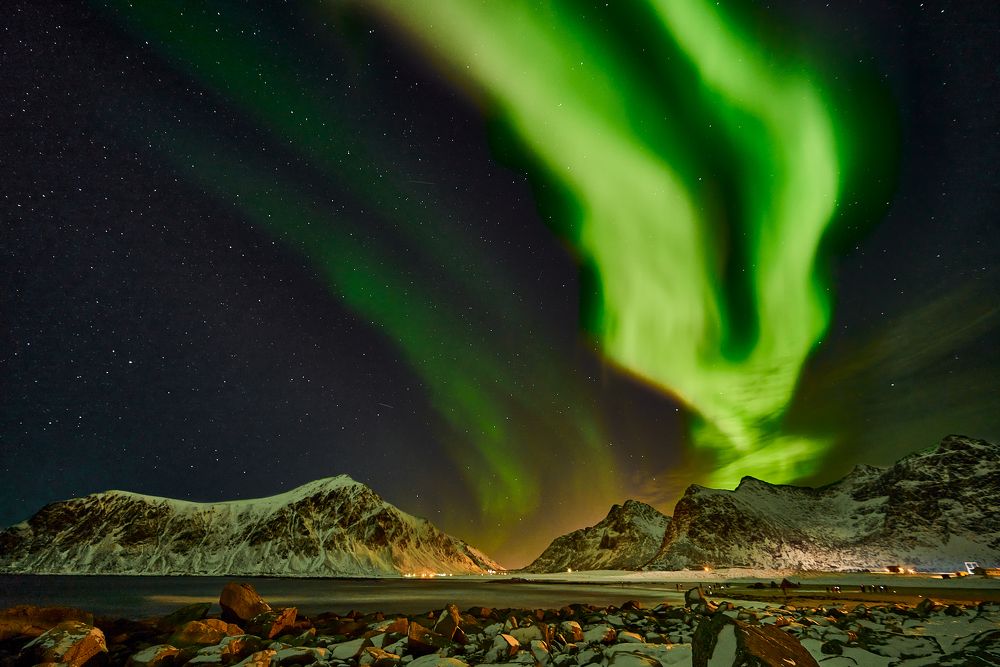 The magic lights in the sky