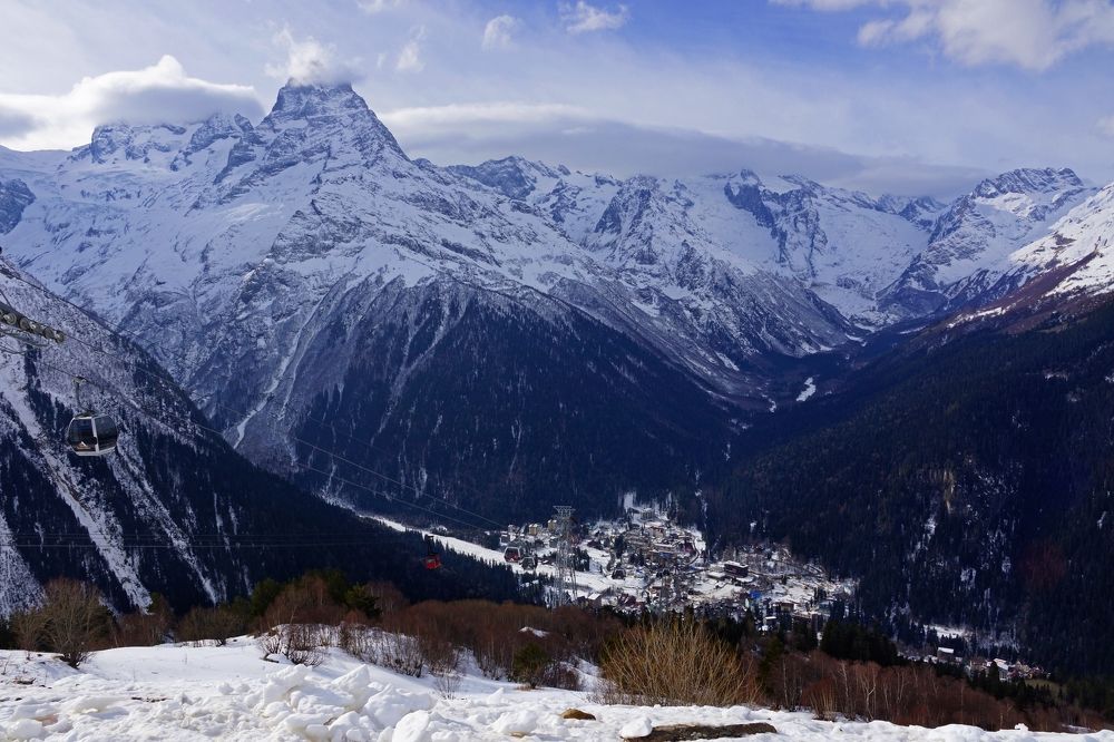 Горная чаша. Домбай.