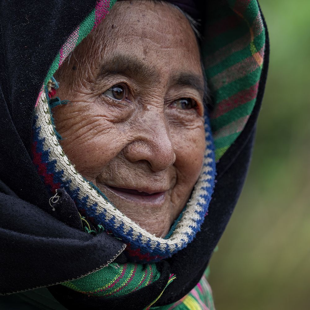 Chân dung cụ già ở làng Lao Xa