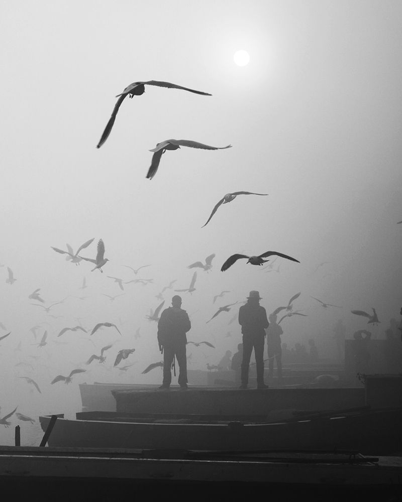Winter morning at Yamuna Ghat