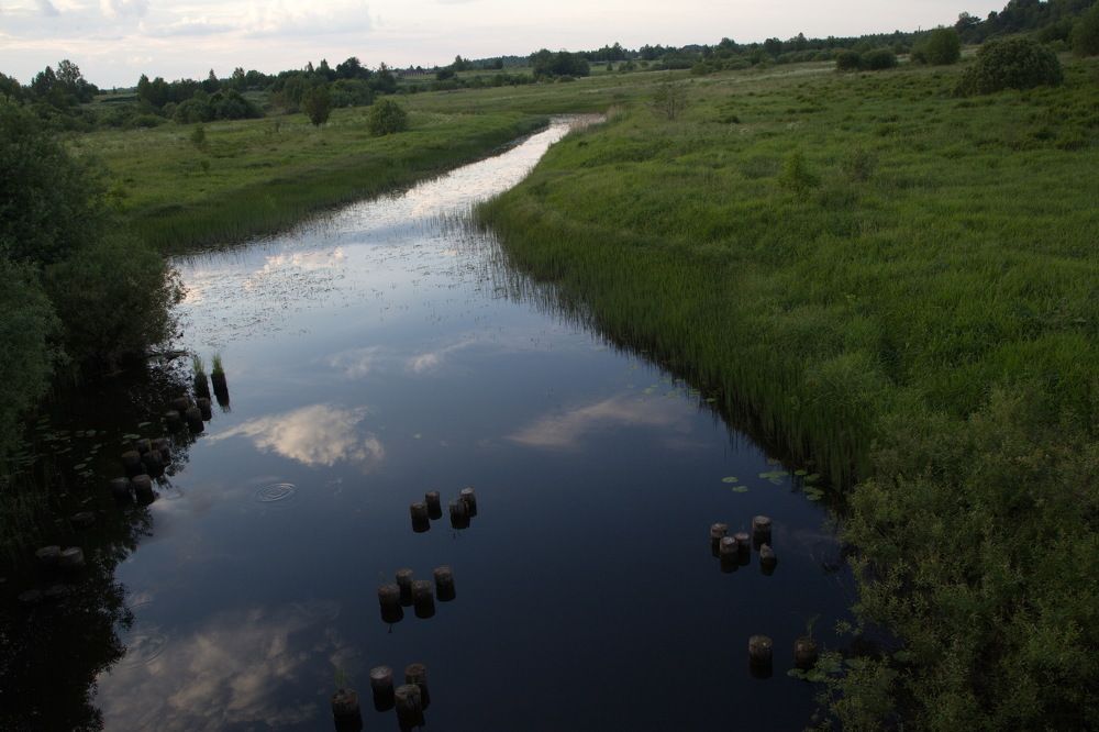 Река Уста село Русские Краи Кировской обл.