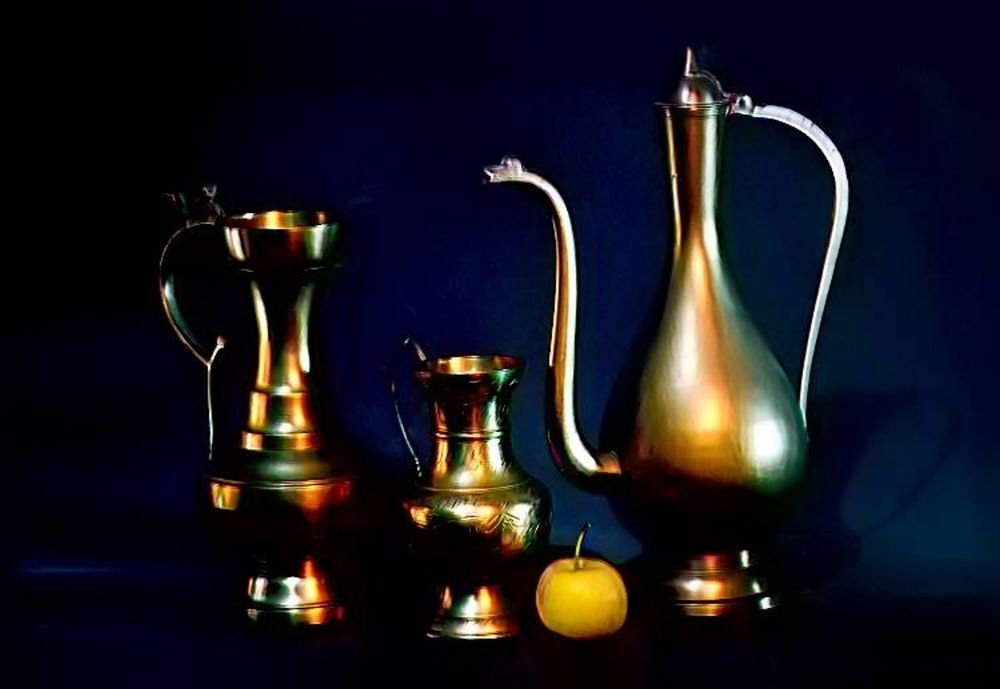 Still life in copper