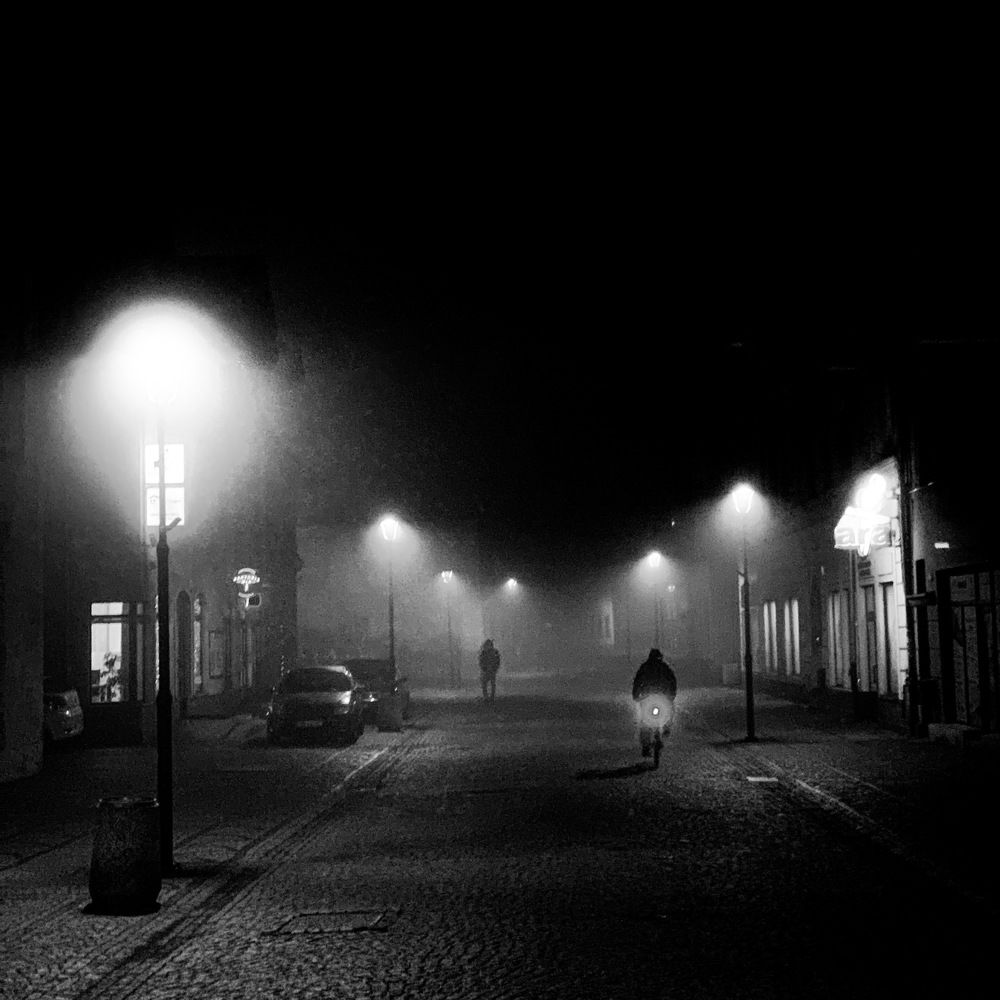 The street at the COVID time