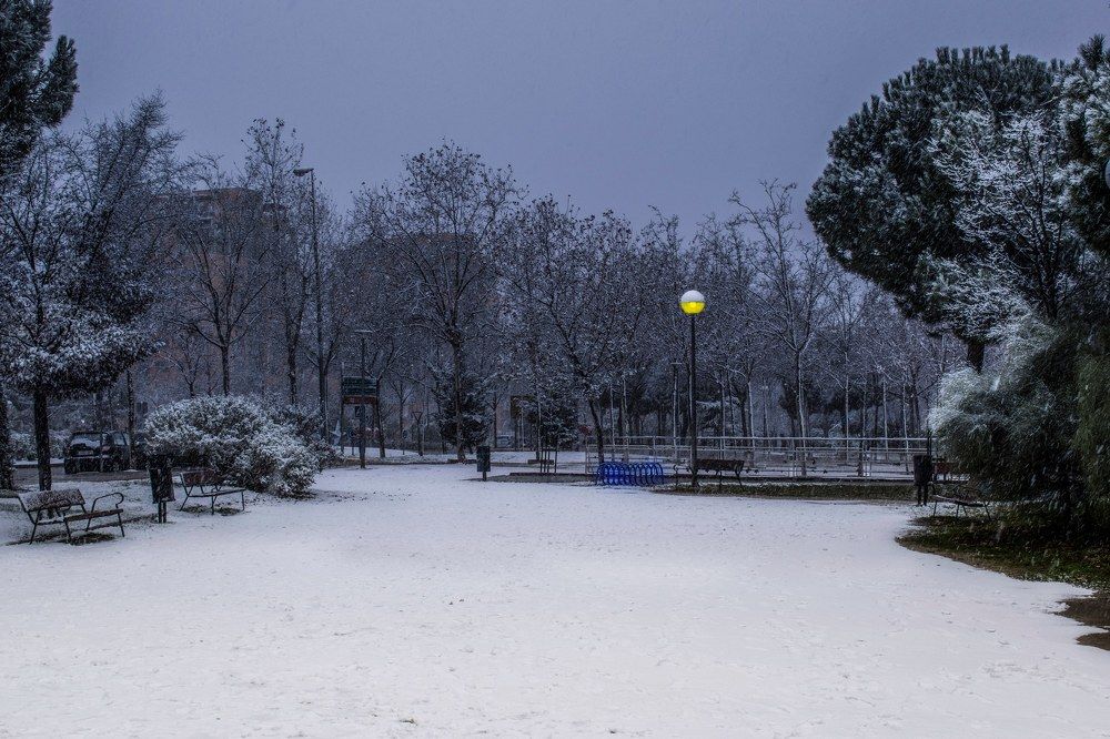 Snow Storm and the light