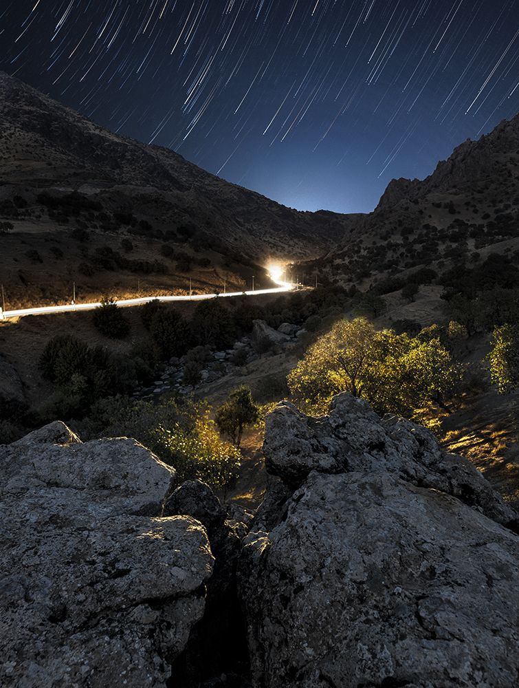 Star Trails in Du bra