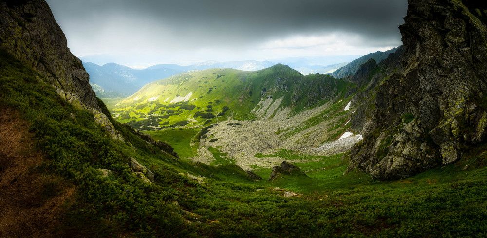 Cloudy day in Low Tatras