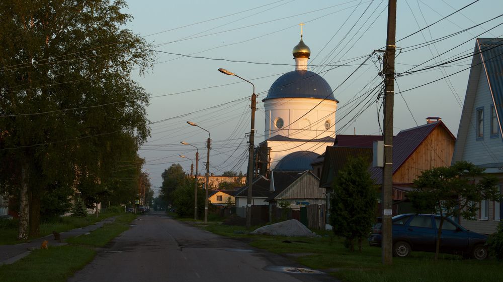 Успенский храм. Восход солнца