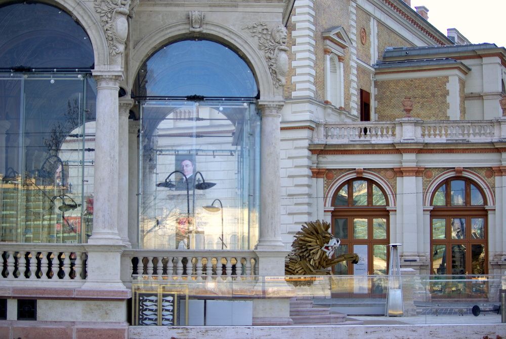 Morning mood in winter in Buda.