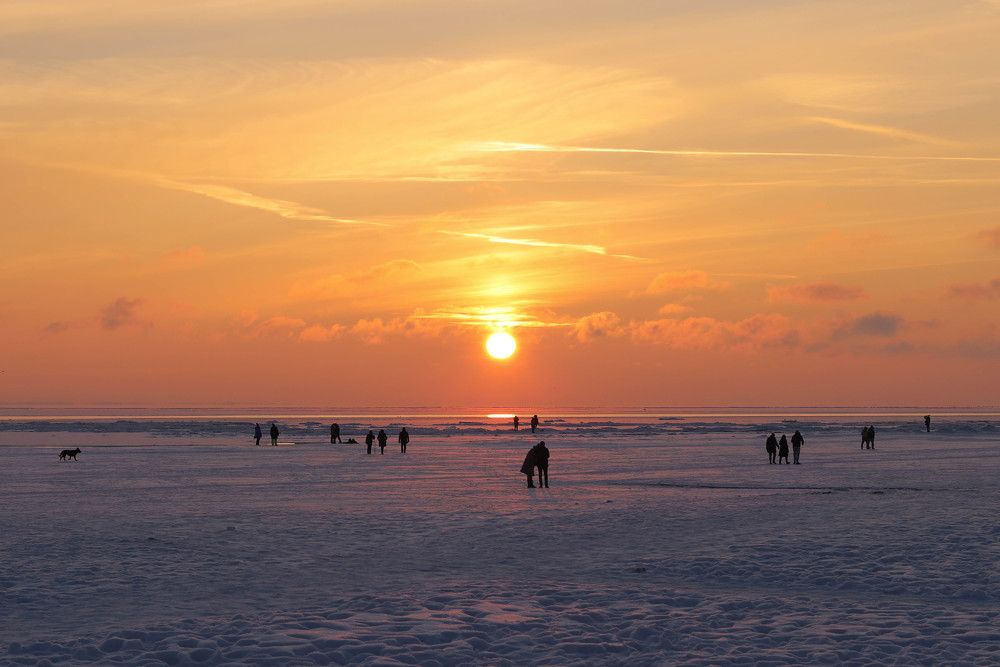 Закат на Финском заливе