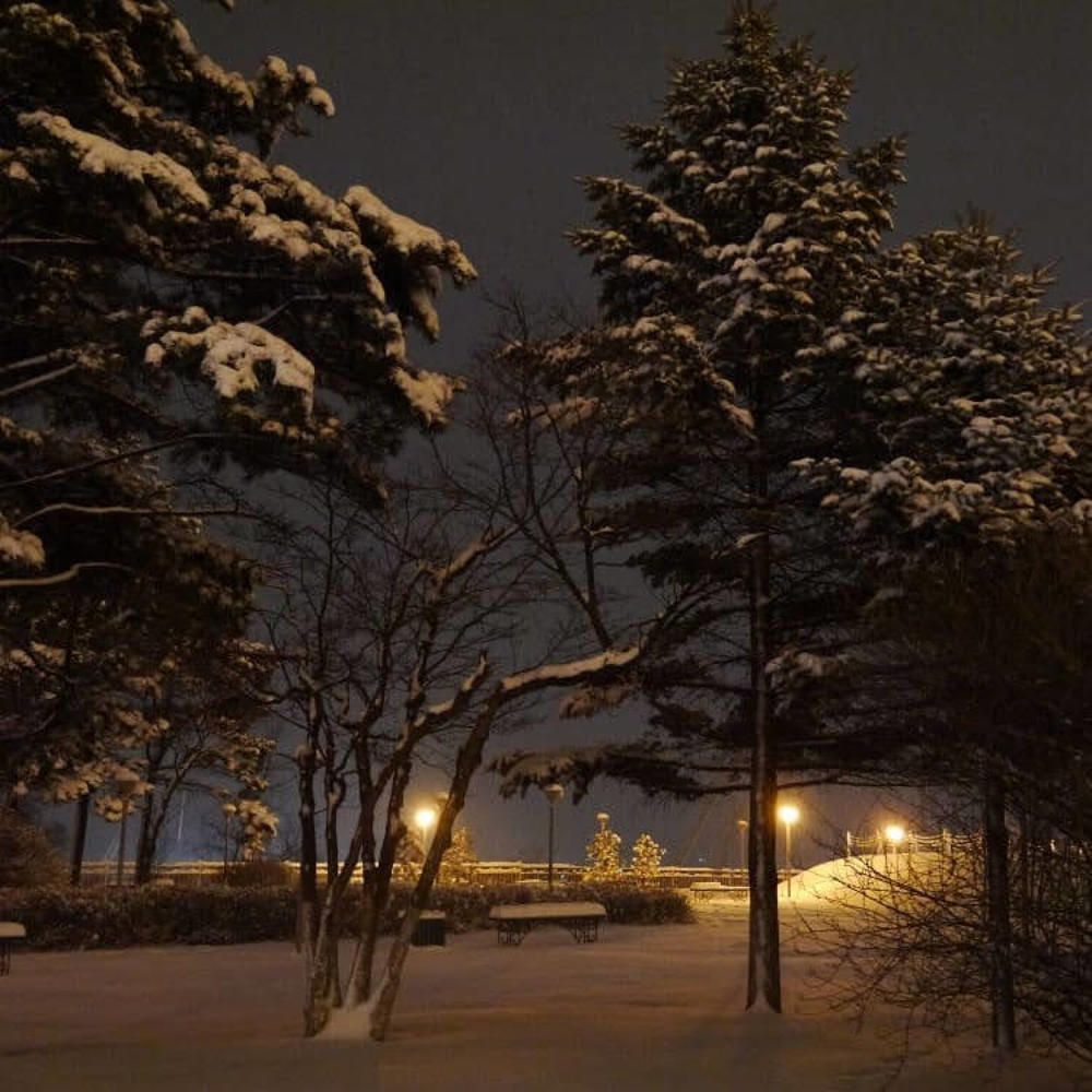 Зимний вечер в Находке.