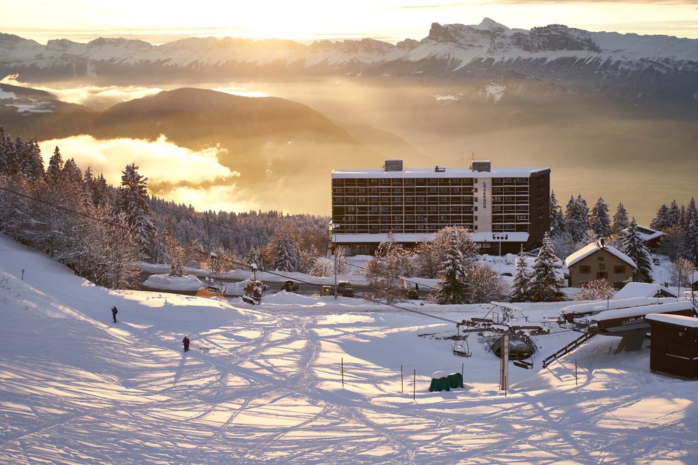 Вечернее солнце в Альпах
