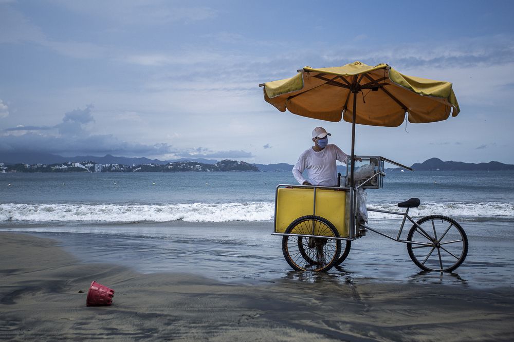 Pandemic on the beach