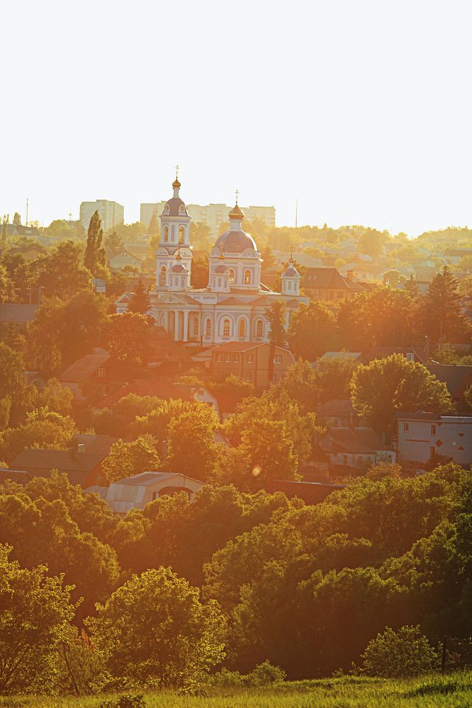 Город на рассвете!