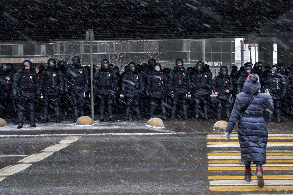 Rally in support of Alexei Navalny
