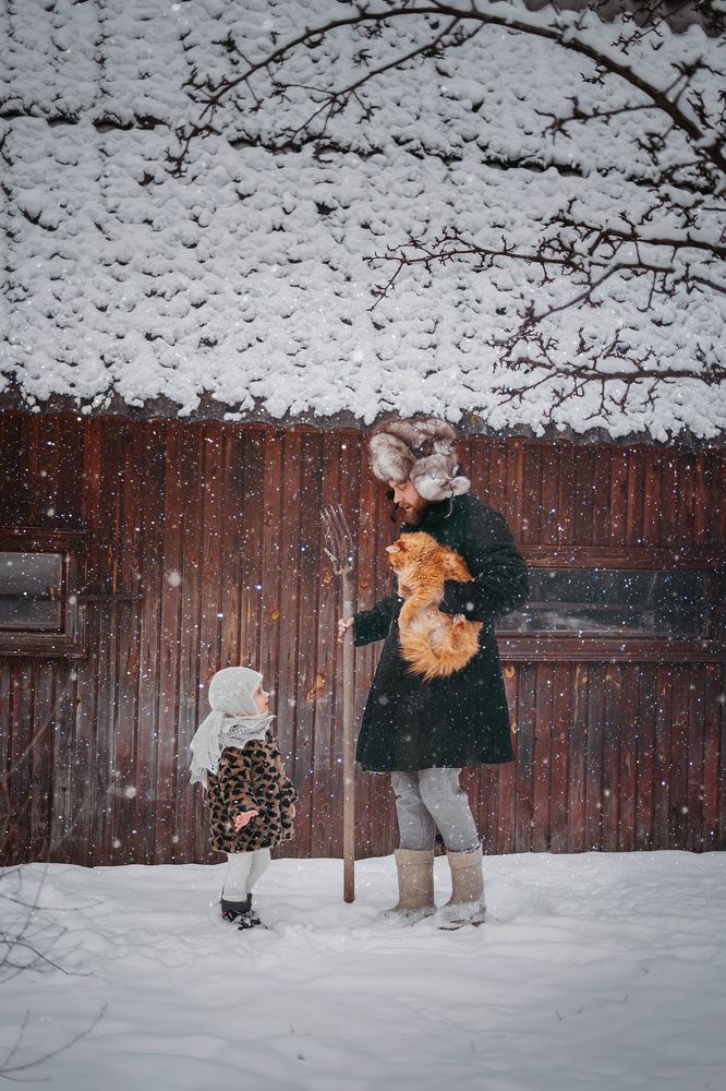 Зима в посёлке