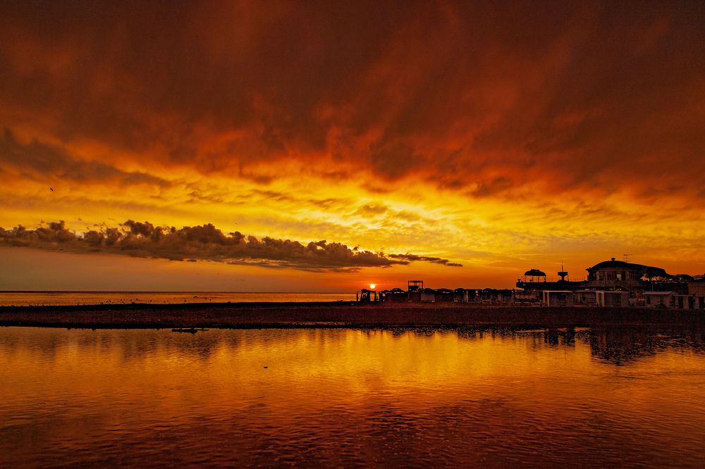 Огненный закат