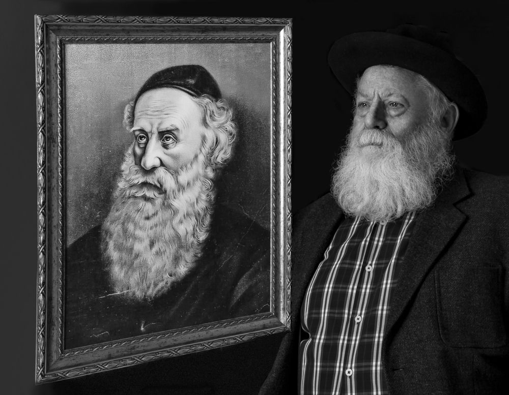 Rabbi és tanítványa.