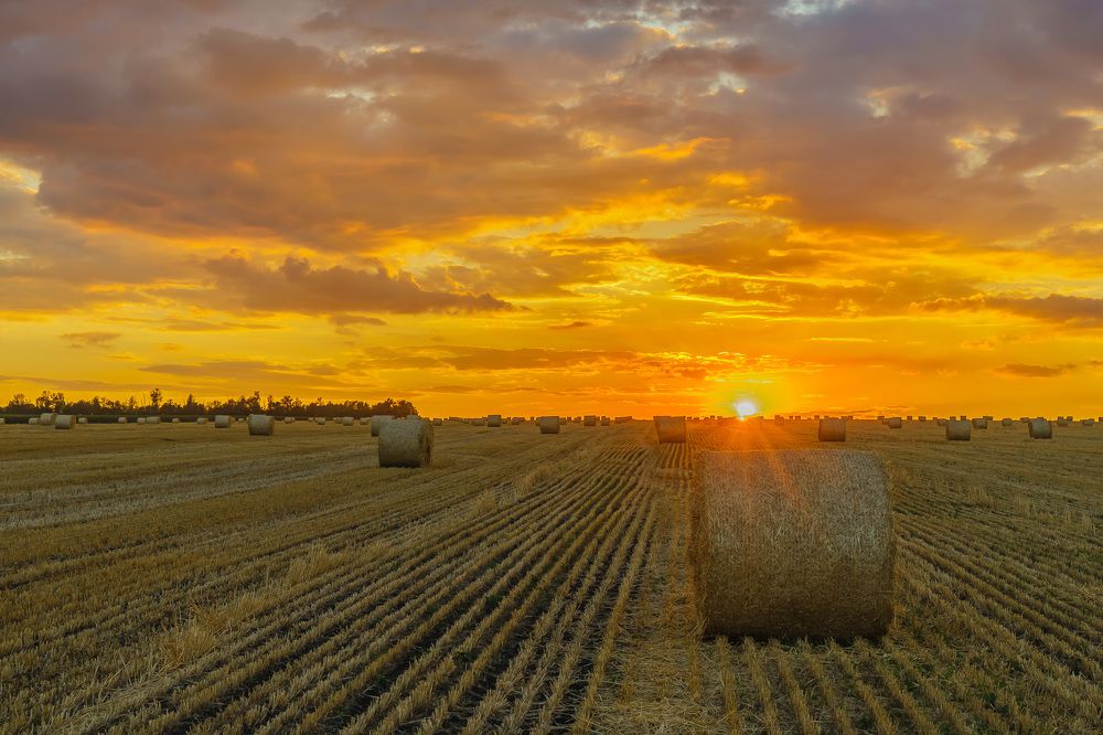 Закат солнца.
