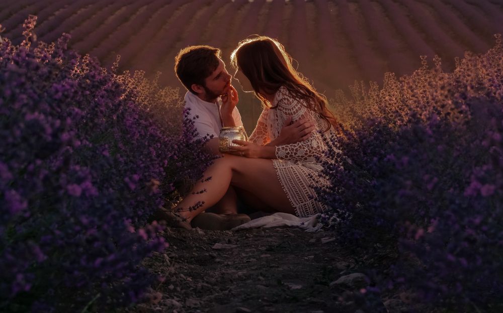 и аромат лаванды станет нашим одеялом...