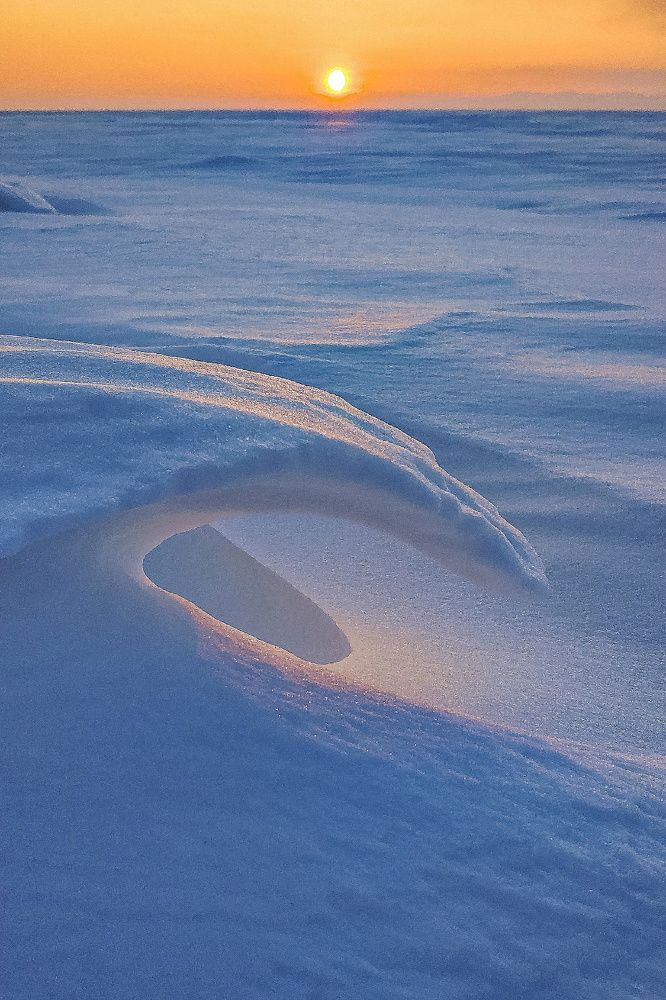 Волна снега