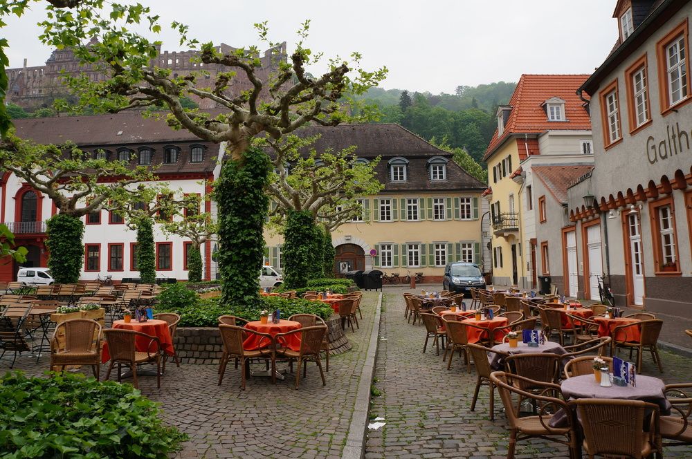Городские кафе... Гейдельберг