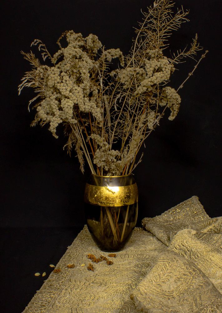 Зимний букет из сухостоя