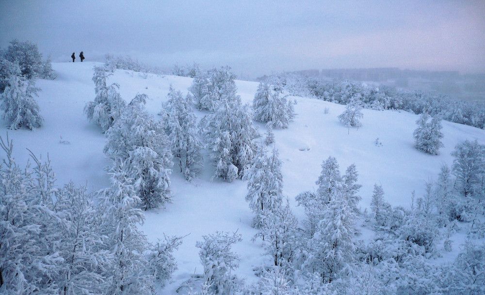 Зимние просторы.