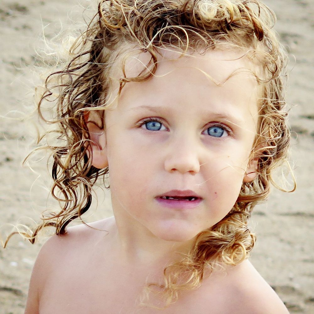 Sophie at the beach